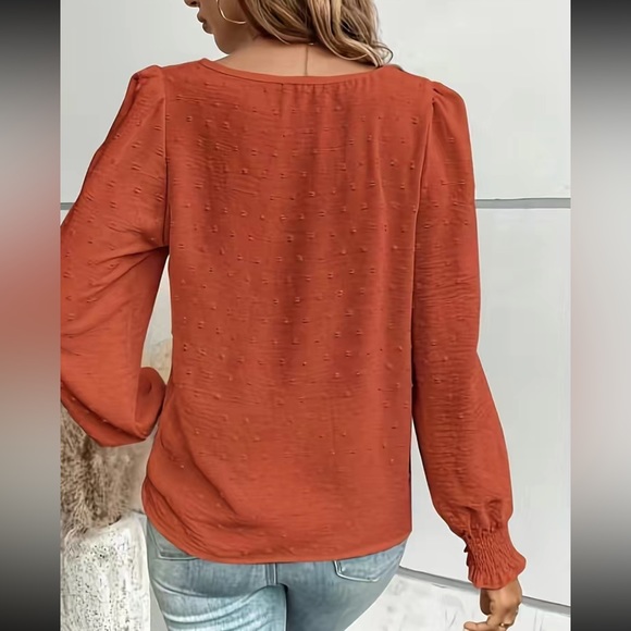 Boho lace Swiss dot blouse - Picture 10 of 10